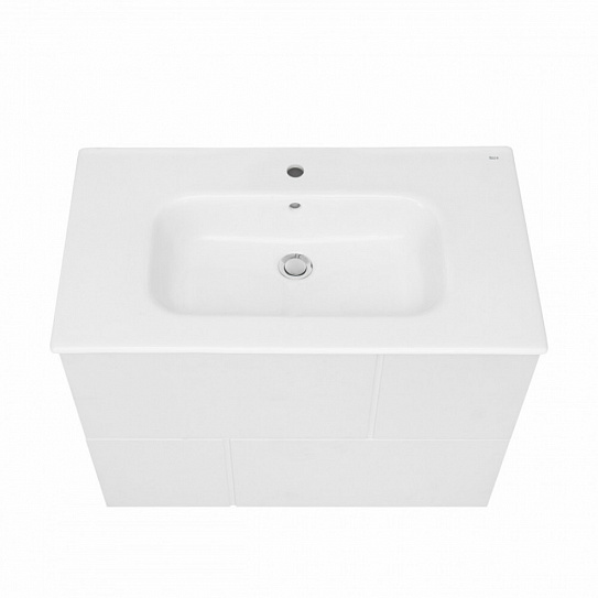 Тумба под раковину модуль 2 ящика PILAR 800 белый Roca A857669472 (рак.261047 в комплект не входит)