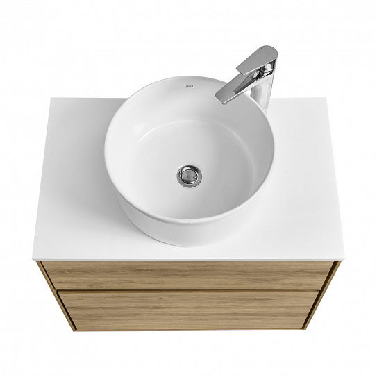 Столешница под раковину Aquaton Либерти 75 белый глянец 1A281003LY010