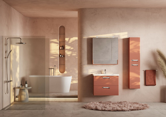 Зеркальный шкаф Roca The Gap Original 80 терракота ZRU9307842