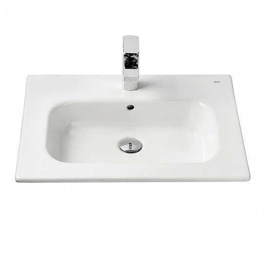 Тумба с раковиной Aquaton Ривьера 60 белый матовый 1A238801RVX20