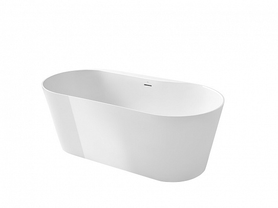 Ванна отдельностоящая 159х79 Roca Raina из материала Stonex белая 248466000