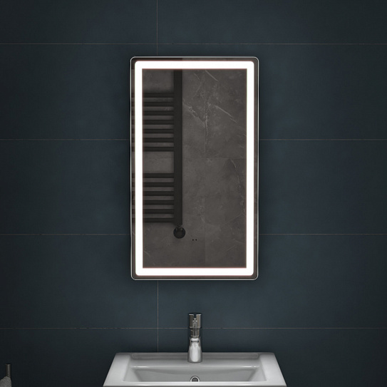 Зеркало 70х40 Vigo Geometry Classic 400 арт 068 вкл на взмах