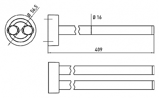 Стакан настенный Emco Polo 075500100