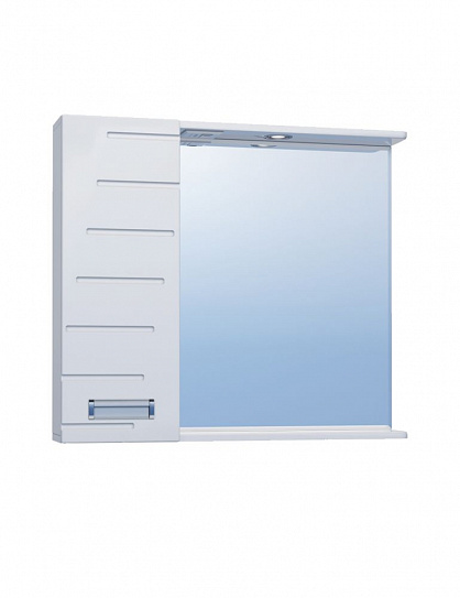 Шкаф зеркало для ванной 80 см Vigo Diana 800 левый со спотом z.DIA.80.L.El