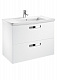 Тумба с раковиной Roca The Gap 80 ZRU9302732, белая матовая