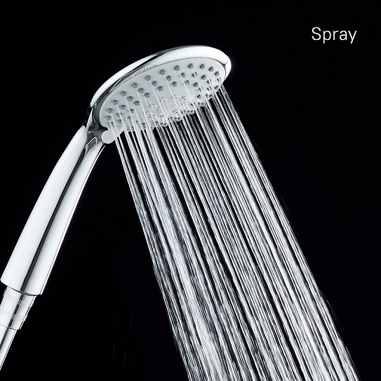 Лейка для душа 3 режима Milardo 3F Essential 3803F10M18