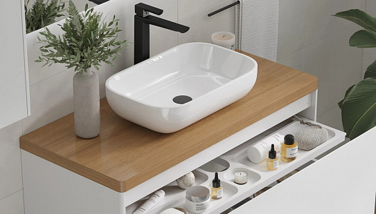 Столешница Velvex Klaufs 1000 без отверстий, Invisible Line