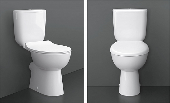 Напольный унитаз компакт Керамин Гольф R ЖС Алкапласт CDB00022809