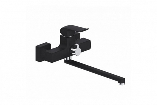 Смеситель для ванны Gappo G2250 черный, длинный излив