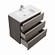 Тумба с раковиной Roca The Gap 80 3 ящика A857406402, городской дуб