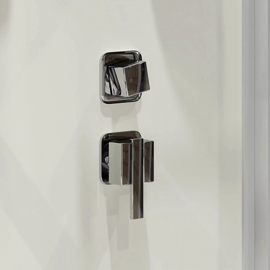 Душевая кабина распашная 120х90х200 Niagara Standart ST120/90/15Q/BK поддон 15см