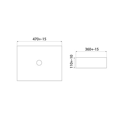 Умывальник накладной Iddis Slide SLIWS02i27