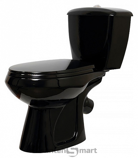 Унитаз напольный черный Элисса-Антивсплеск Стандарт Оскольская керамика 43374130202