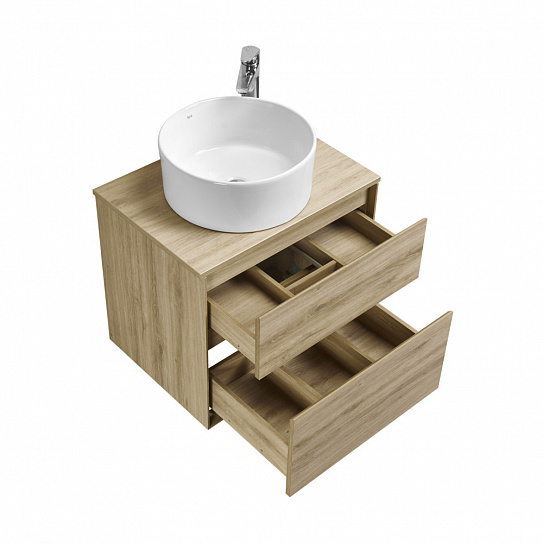 Тумба под раковину Aquaton Либерти 60 дуб эльвезия 1A279401LYC70