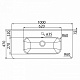 Тумба с раковиной Iddis Brick 100 BRI10W1i95K
