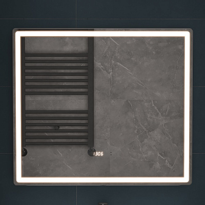 Зеркало в ванную 80х70 VIGO Geometry Luxe 800 на взмах