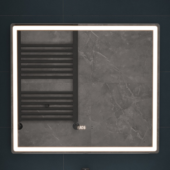 Зеркало в ванную 80х70 VIGO Geometry Luxe 800 на взмах