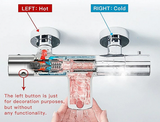 Смеситель для душа с термостатом Gappo G2091