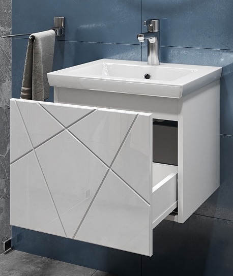 Тумба с раковиной Vigo Geometry 500-0-1 навесная