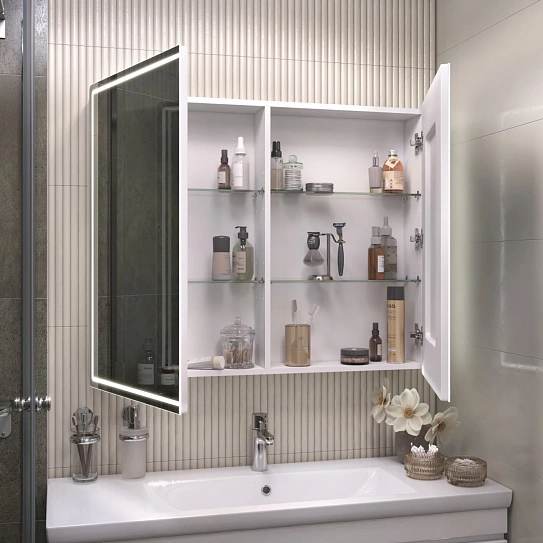 Шкаф навесной с зеркалом VIGO Geometry Comfort 1000, арт 222