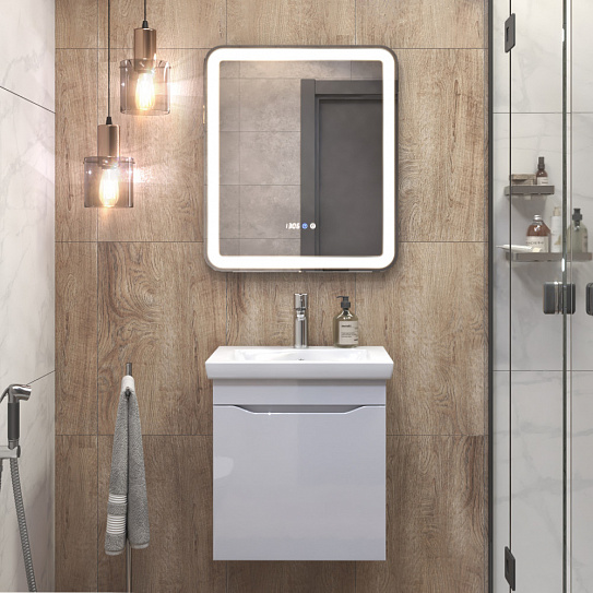 Тумба подвесная с раковиной Vigo Grani 500-0-1 28