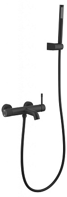 Смеситель для ванны Boheme Uno Black 463-B