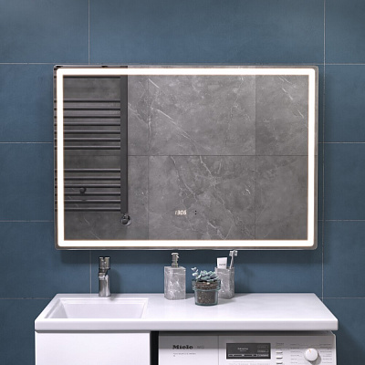 Зеркало в ванную 100х70 VIGO GEOMETRY LUXE 1000 на взмах