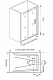 Душевое ограждение Good Door Galaxy WTW-150-C-CH (1500*19500*6)