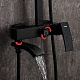 Душевая система с тропическим душем Gappo G2407-6 черный