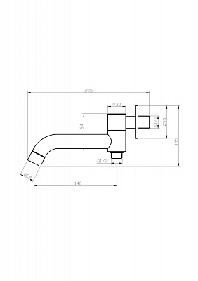 Душевой гарнитур BelBagno ROMANO ROM-SAL-CRM