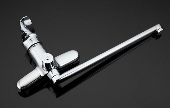 Смеситель для ванны Gappo G2236 35F длинный излив, хром