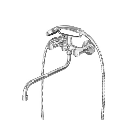 Смеситель для ванны с длинным поворотным изливом RUSH Pioneer PI7950-51