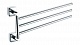 Полотенцедержатель рога 3-ой Fixsen Kvadro FX-61302A-3