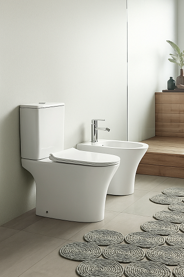 Унитаз-компакт безободковый MONTEREY ZT-T1217 смыв торнадо