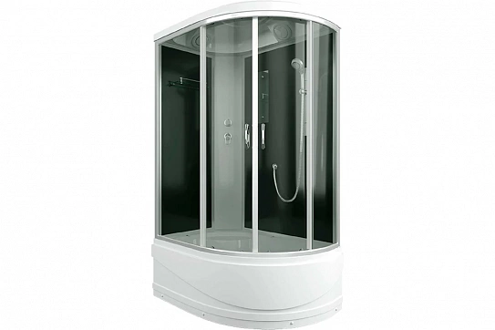 Душевая кабина 120x80x215 Erlit с высоким поддоном, с сиденьем ER3512TPL-C2-RUS
