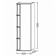 Шкаф-колонна подвесная Jacob Delafon Terrace EB1179-G1C