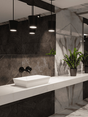 Умывальник накладной Norden белый Wanfald Оскольская керамика 42102050005