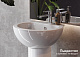 Раковина подвесная 48х48 Sanita Luxe Аrt ARTSLWB01, округлая, под пьедестал