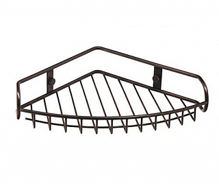 WK Полка металлическая угловая K-1711 темная бронза (12)