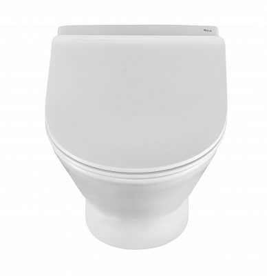 Комплекты унитаз с инсталляцией ПЭК Roca Faro ZRU9307613 подвесная чаша Rimless + сиденье + панель слива