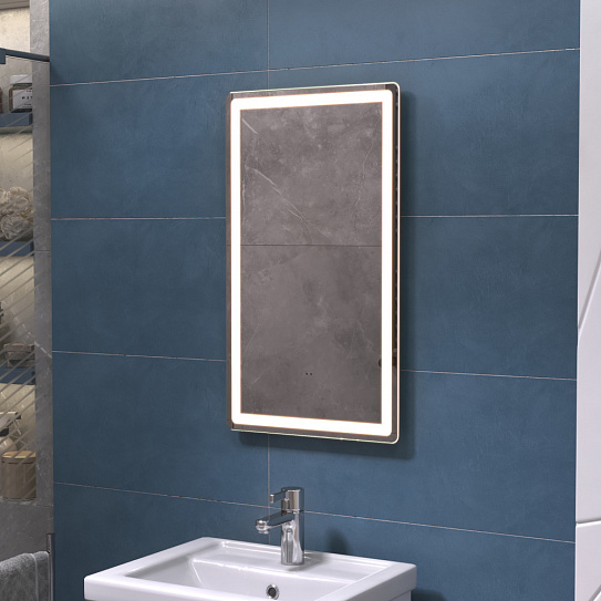 Зеркало 70х40 Vigo Geometry Classic 400 арт 068 вкл на взмах