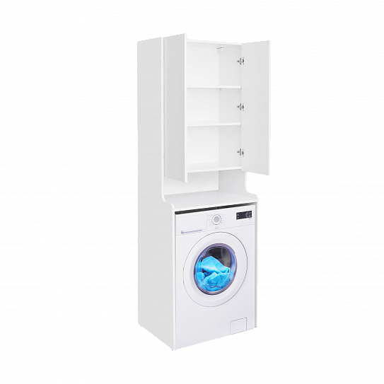 Шкаф Aquaton Лондри белый, для стиральной машины 1A260503LH010