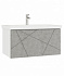 Тумба напольная с раковиной Vigo Geometry 800-0-1 035 бетон