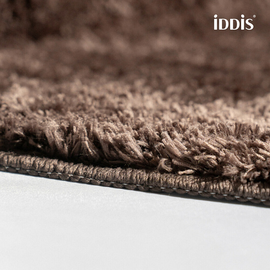 Набор ковриков для ванной комнаты, 50х80 + 50х50, микрофибра, темно-коричневый Iddis BSET08Mi13