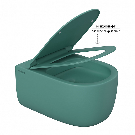 Унитаз подвесной безободковый Berges Ego Xl 082141