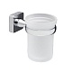 Стакан для зубных щеток стеклянный WasserKRAFT Lippe K-6528