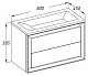 Тумба без раковины Opadiris Капри 80, цвет белый/нагал