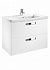 Тумба с раковиной Roca The Gap 80 ZRU9302732, белая матовая