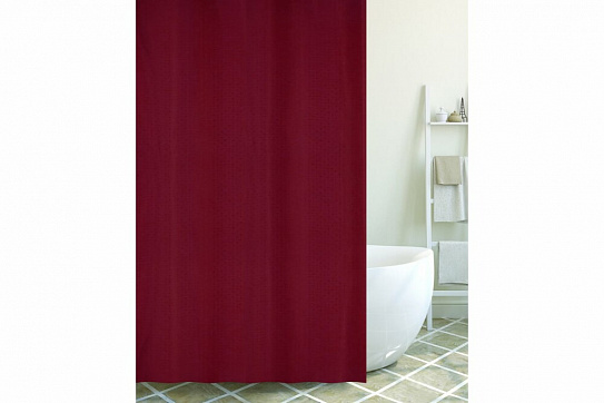 Штора для ванной Bath Plus бордовый 180x200 SK-08