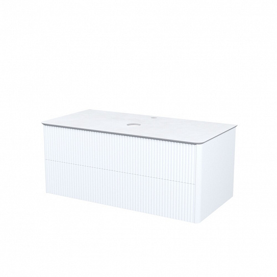 Тумба подвесная, со столешницей (OPH10W0i89), 100 см, белый IDDIS Aiger, AIG10W0i95K